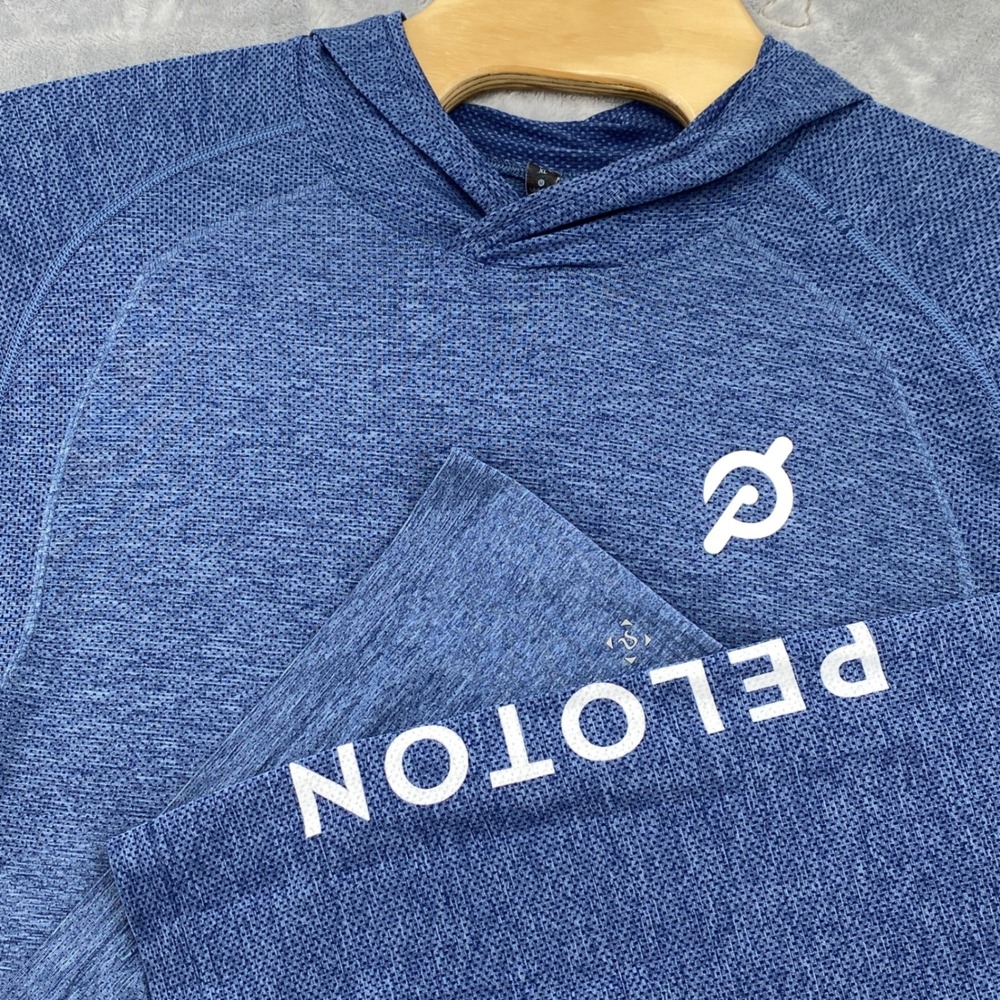 Lululemon x Peloton Metal Vent Tech Hoodie 2.0 Blue Heather XL Mens Pullover